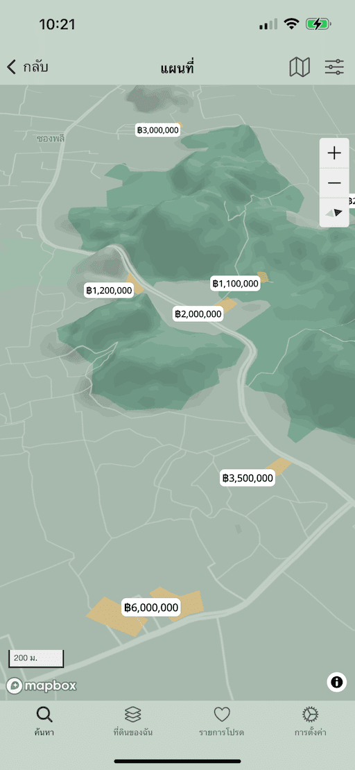 แผนที่ 3 มิติ มุมมองแผนที่ 3 มิติ